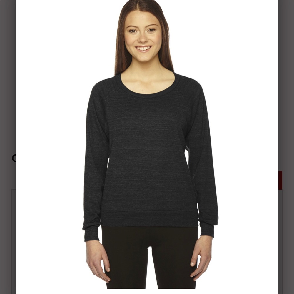 Americal Apparel Tri-Blend lightweight pullover
